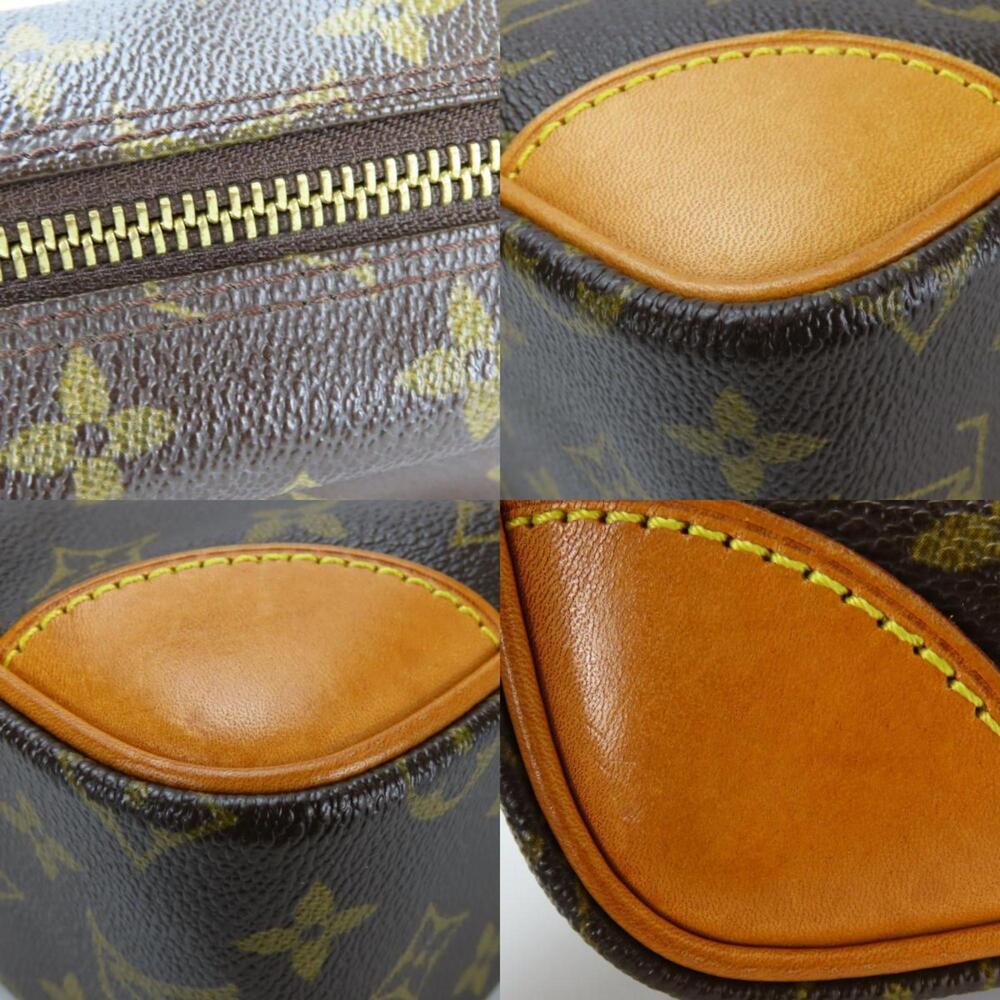 LOUIS VUITTON Authentic Brown Monogram Leather Shoulder Bag - Picture 8 of 11